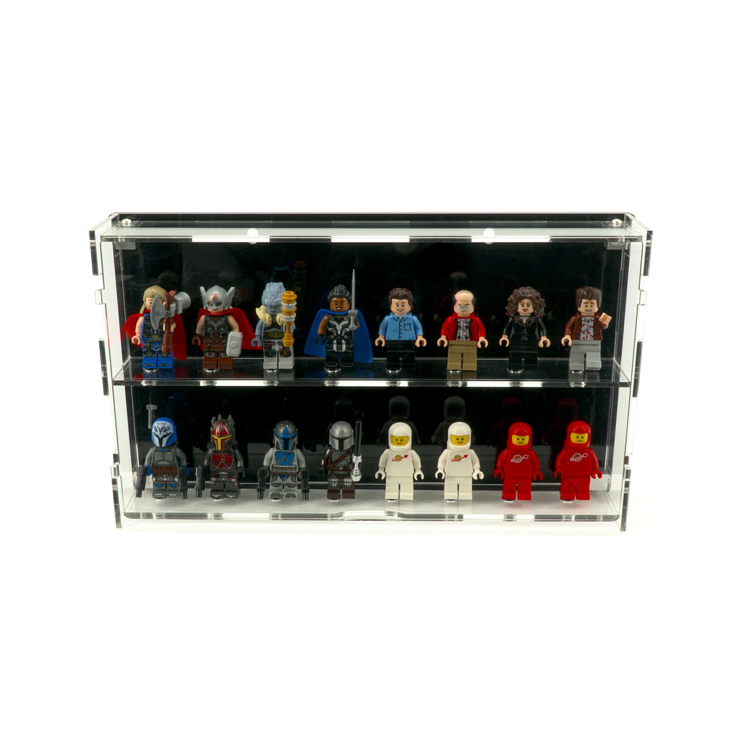 Small Wall-Mount Display Case for LEGO Minifigures