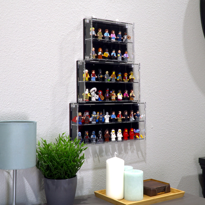 Wall-Mount Display Case for LEGO® Minifigures