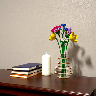 Floating Rings Vase for LEGO® Flowers (Small)
