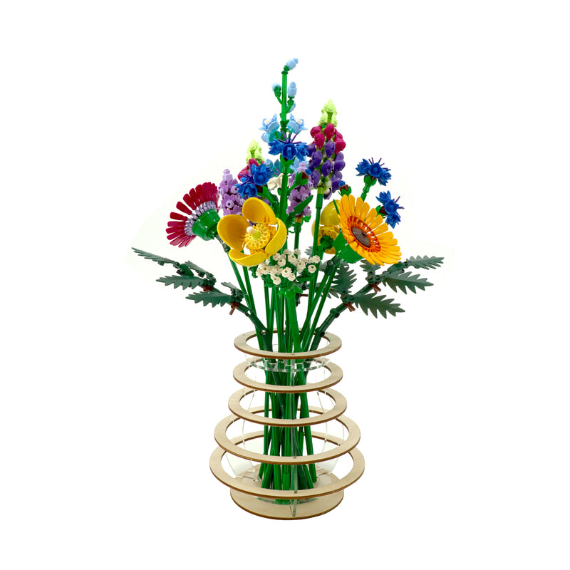 Floating Rings Vase for LEGO® Flowers (Large)