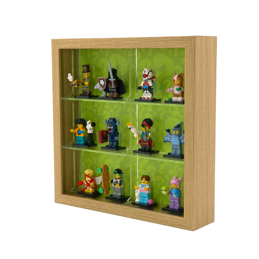 Brickcessories  LEGO Minifig Small Sannhed Frame Insert - 3 Rows (9.75" x 9.75")