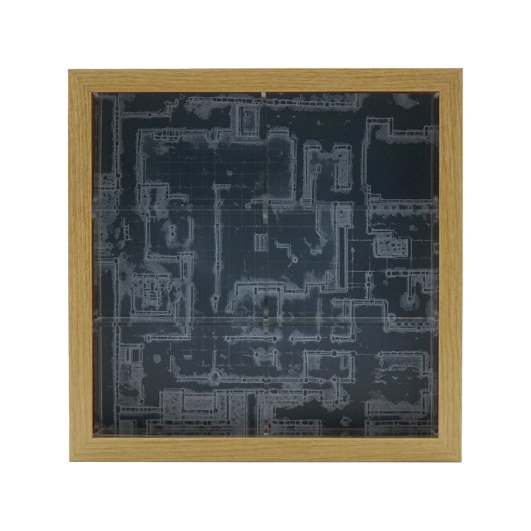Brickcessories  LEGO Minifig Small Sannhed Frame Insert - 3 Rows (9.75" x 9.75")