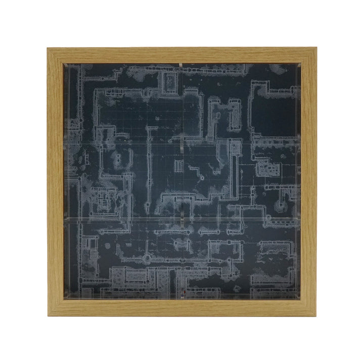 Brickcessories  LEGO Minifig Small Sannhed Frame Insert - 3 Rows (9.75" x 9.75")