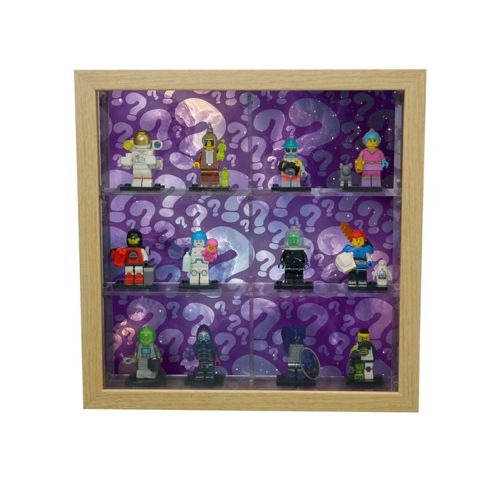 Brickcessories  LEGO Minifig Small Sannhed Frame Insert - 3 Rows (9.75" x 9.75")