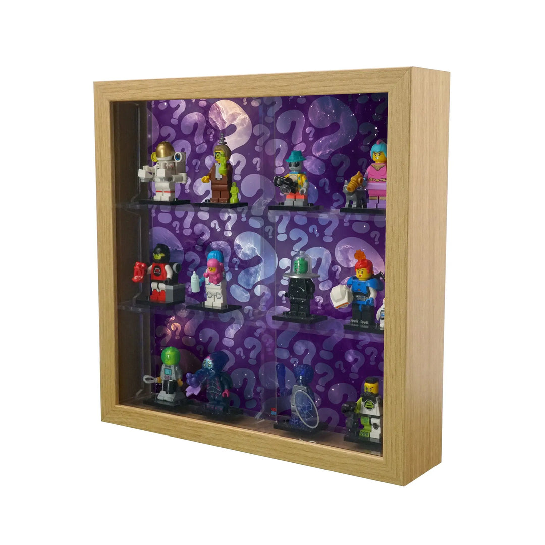 Brickcessories  LEGO Minifig Small Sannhed Frame Insert - 3 Rows (9.75" x 9.75")