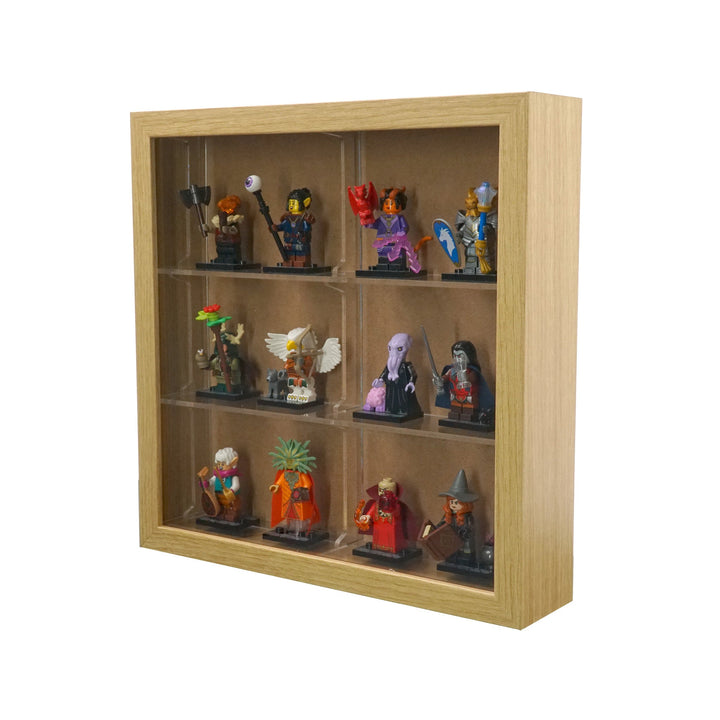 Brickcessories  LEGO Minifig Small Sannhed Frame Insert - 3 Rows (9.75" x 9.75")