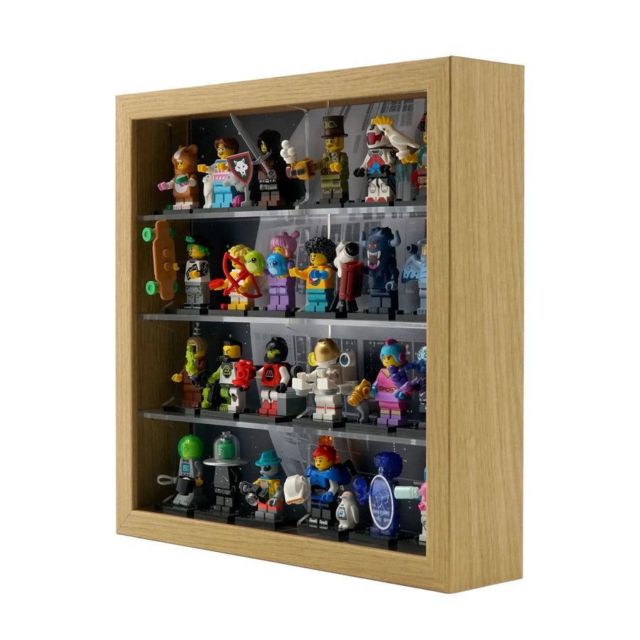 Brickcessories  LEGO Minifig Small Sannhed Frame Insert - 4-Rows (9.75" x 9.75")