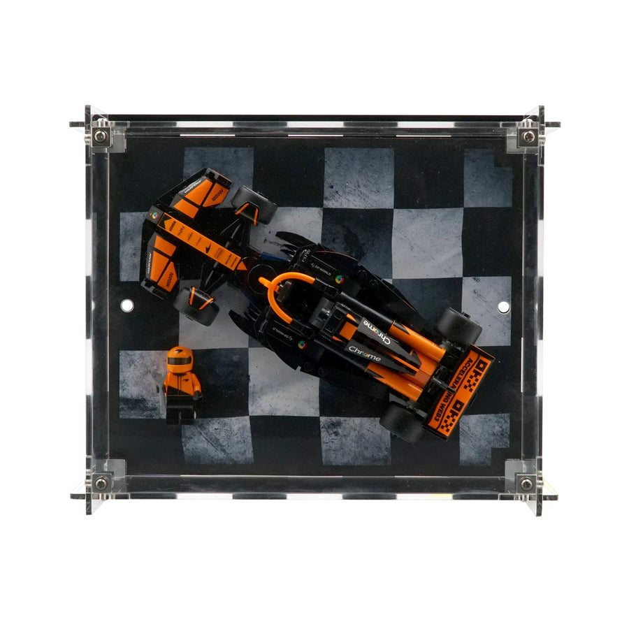 Brickcessories  Wall-Mount Display Case for 2025 Speed Champion F1 Race Car