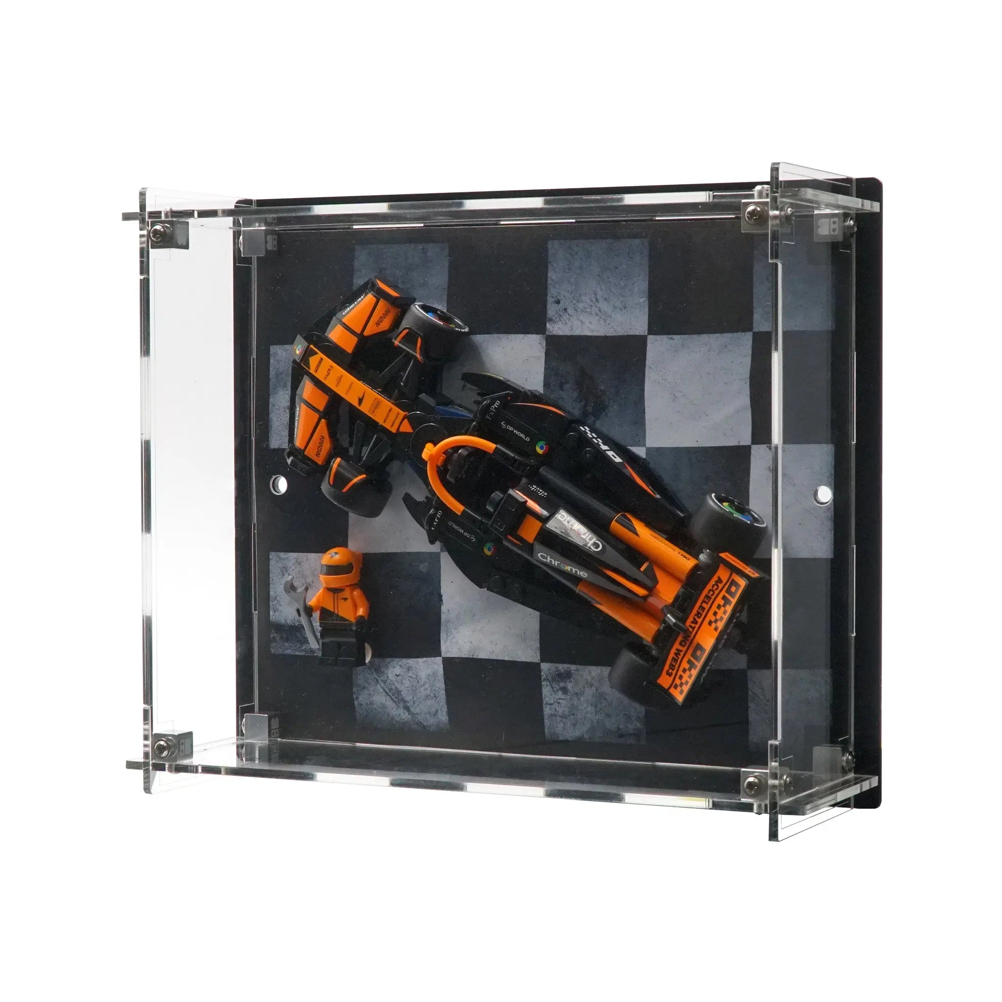Display Case for LEGO 77242 - 77254 F1 Race Car | Brickcessories