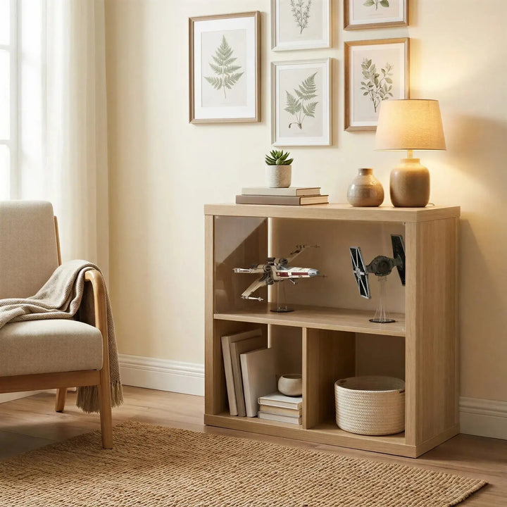 KALLAX Display Options Double-Wide Window (IKEA Shelving)