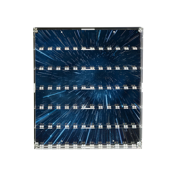 Large Wall-Mount Display Case for LEGO Minifigures