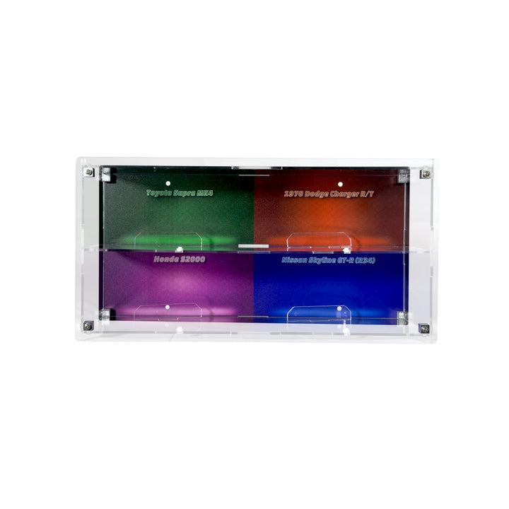 Wall-Mount Display Case for LEGO Speed Champions Cars Fast & Furious 25th Anniversary
