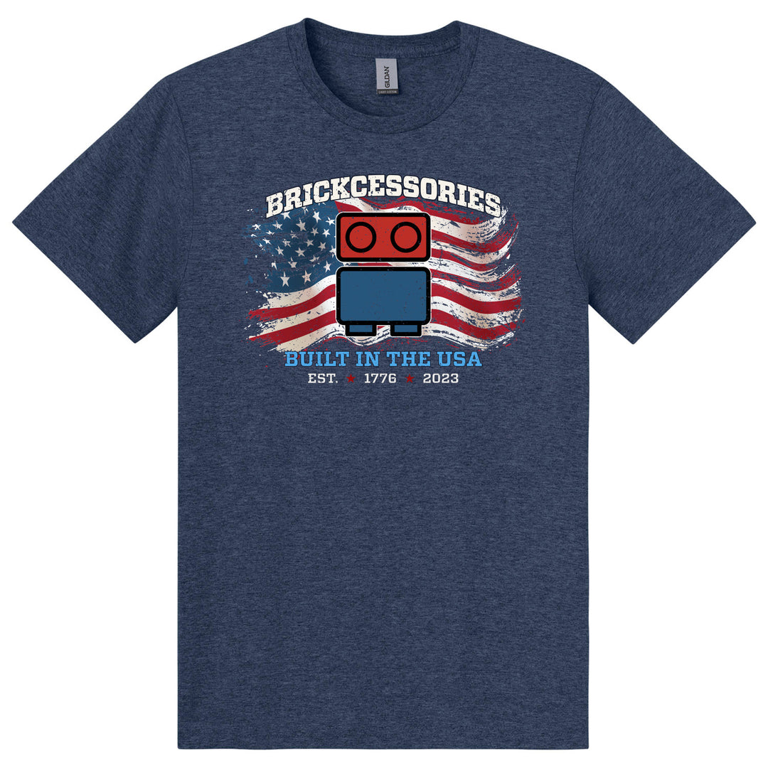 Gildan® Heather Navy 4th of July T-Shirt
