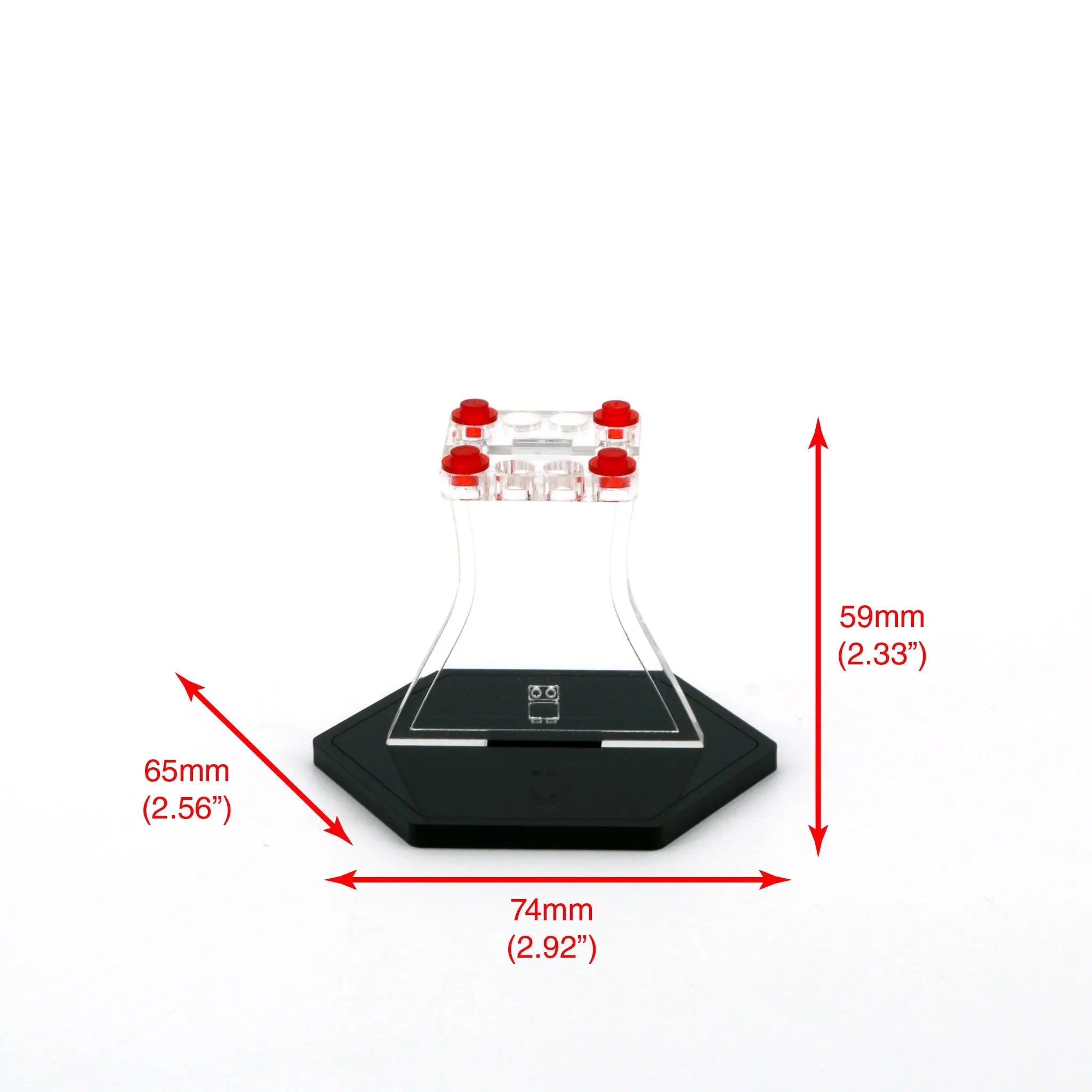 Customizable Acrylic Display Stand for LEGO® Sets | Brickcessories