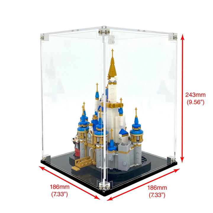 Brickcessories  Display Case for 40478 - Mini Disney Castle