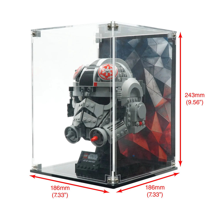 Brickcessories  Display Case for 75429 - AT-AT Driver™ Helmet