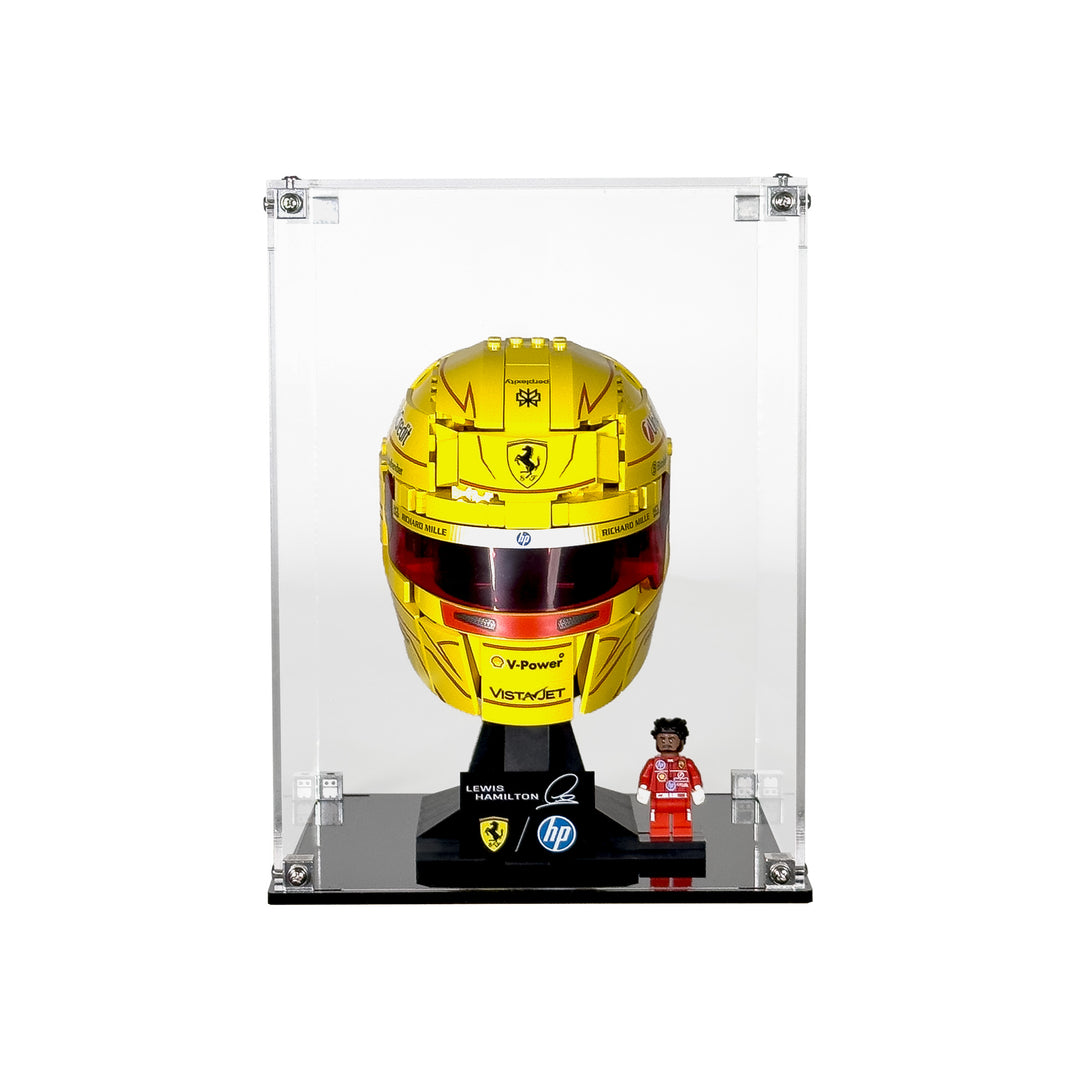 Display Case for LEGO Editions Scuderia Ferrari HP Lewis Hamilton Helmet (43022)