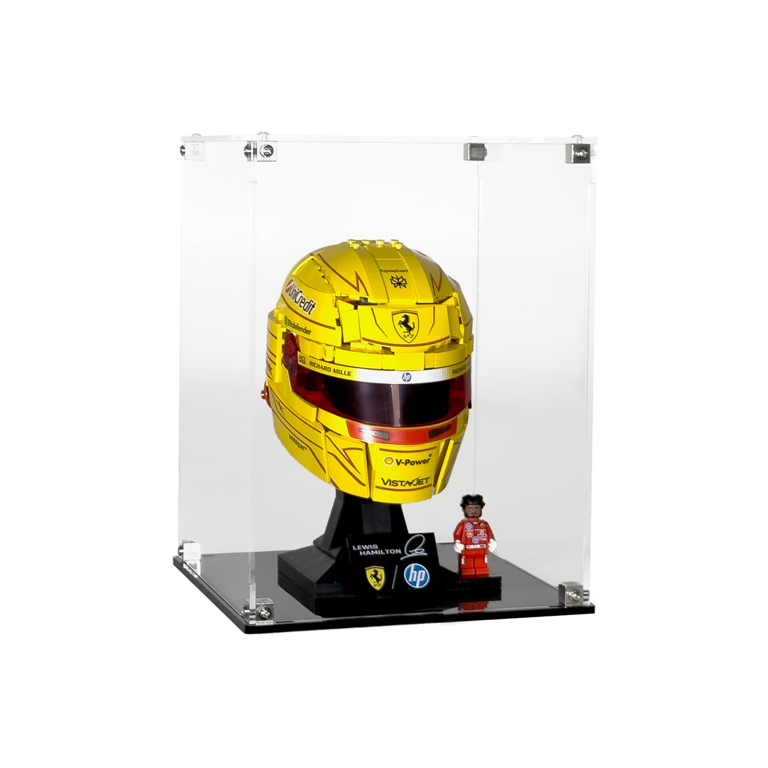 Display Case for LEGO Editions Scuderia Ferrari HP Lewis Hamilton Helmet (43022)