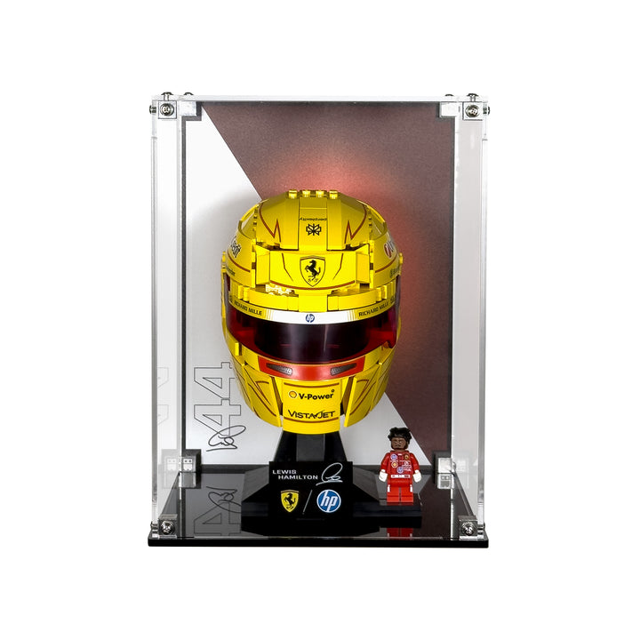 Display Case for LEGO Editions Scuderia Ferrari HP Lewis Hamilton Helmet (43022)
