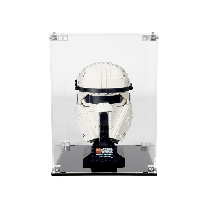 Display Case for LEGO Star Wars Imperial Remnant AT-RT Driver Helmet (75458)