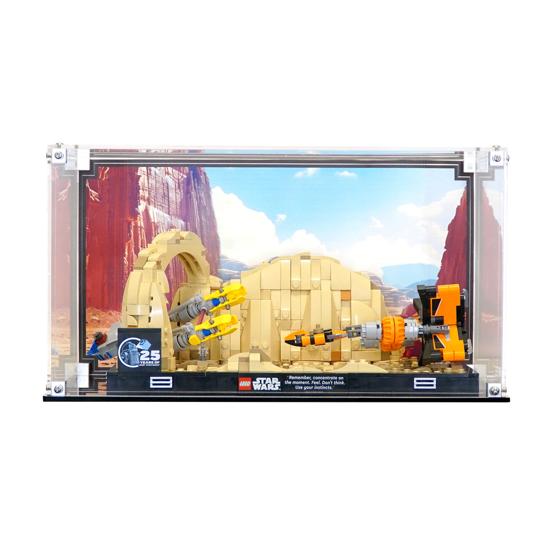 Brickcessories  Display Case for 75380 - Mos Espa Podrace Diorama