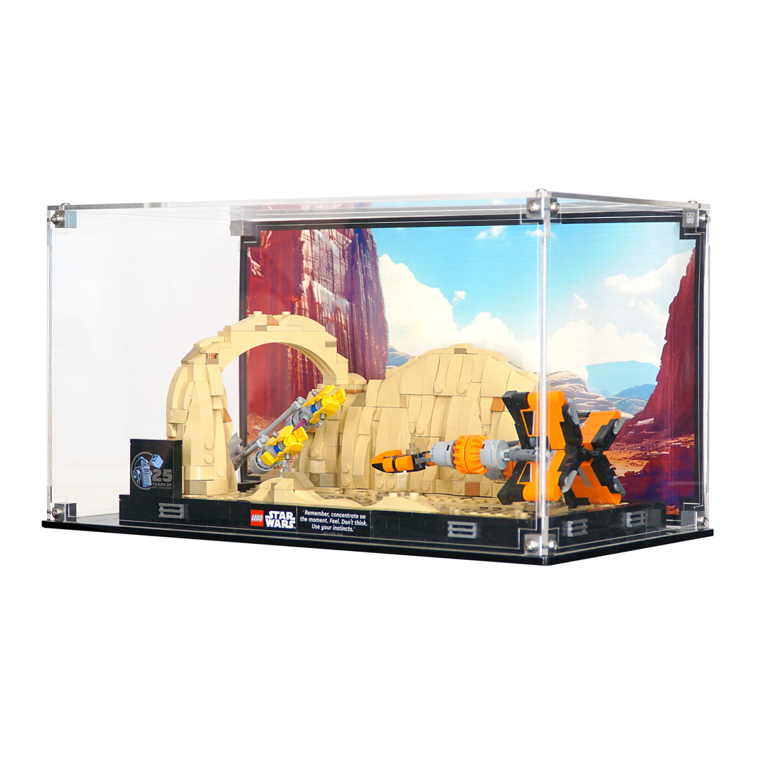 Brickcessories  Display Case for 75380 - Mos Espa Podrace Diorama