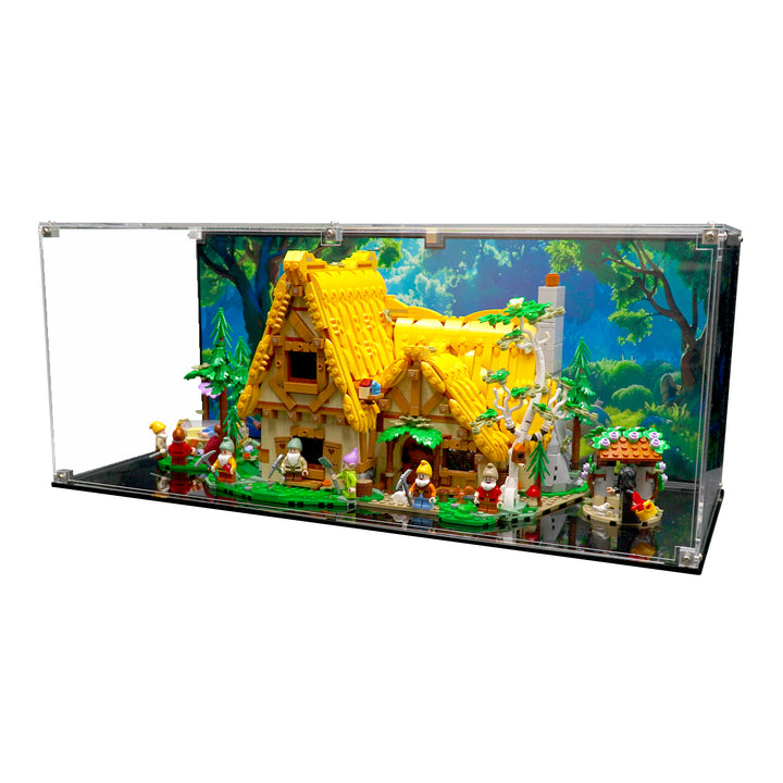 Display Case for 43242 - Snow White and the Seven Dwarfs' Cottage