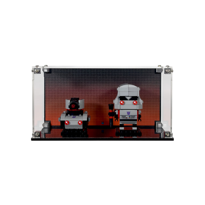 Display Case for LEGO BrickHeadz Megatron Robot & Vehicle (40924)