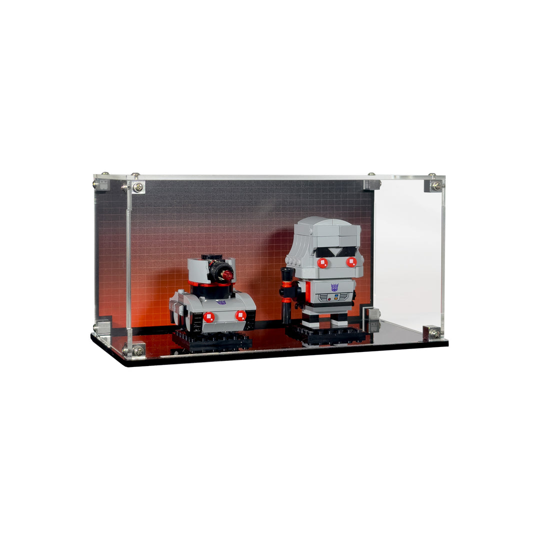 Display Case for LEGO BrickHeadz Megatron Robot & Vehicle (40924)