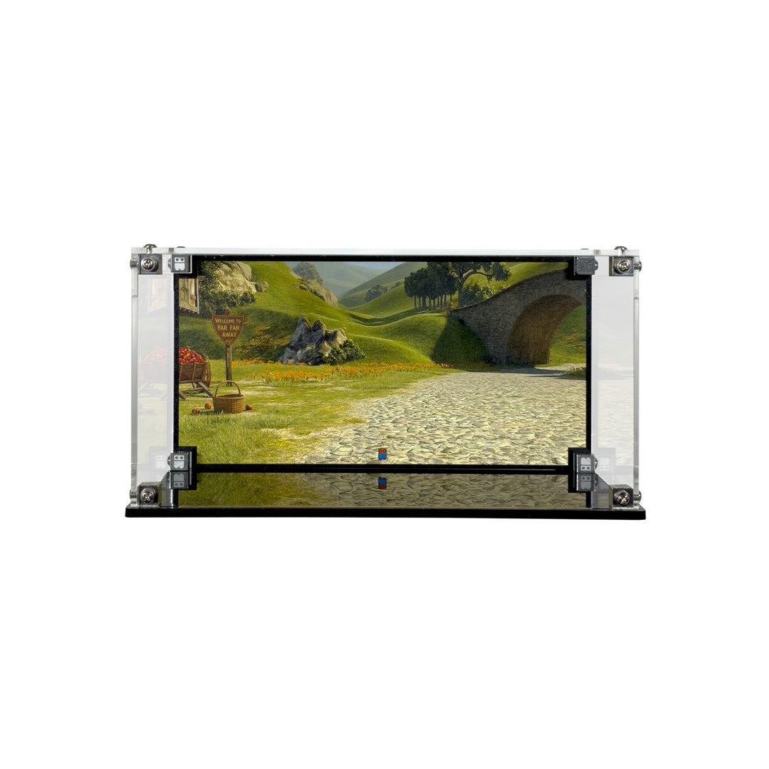 Display Case for LEGO BrickHeadz Shrek, Donkey & Gingy Figures (40923)