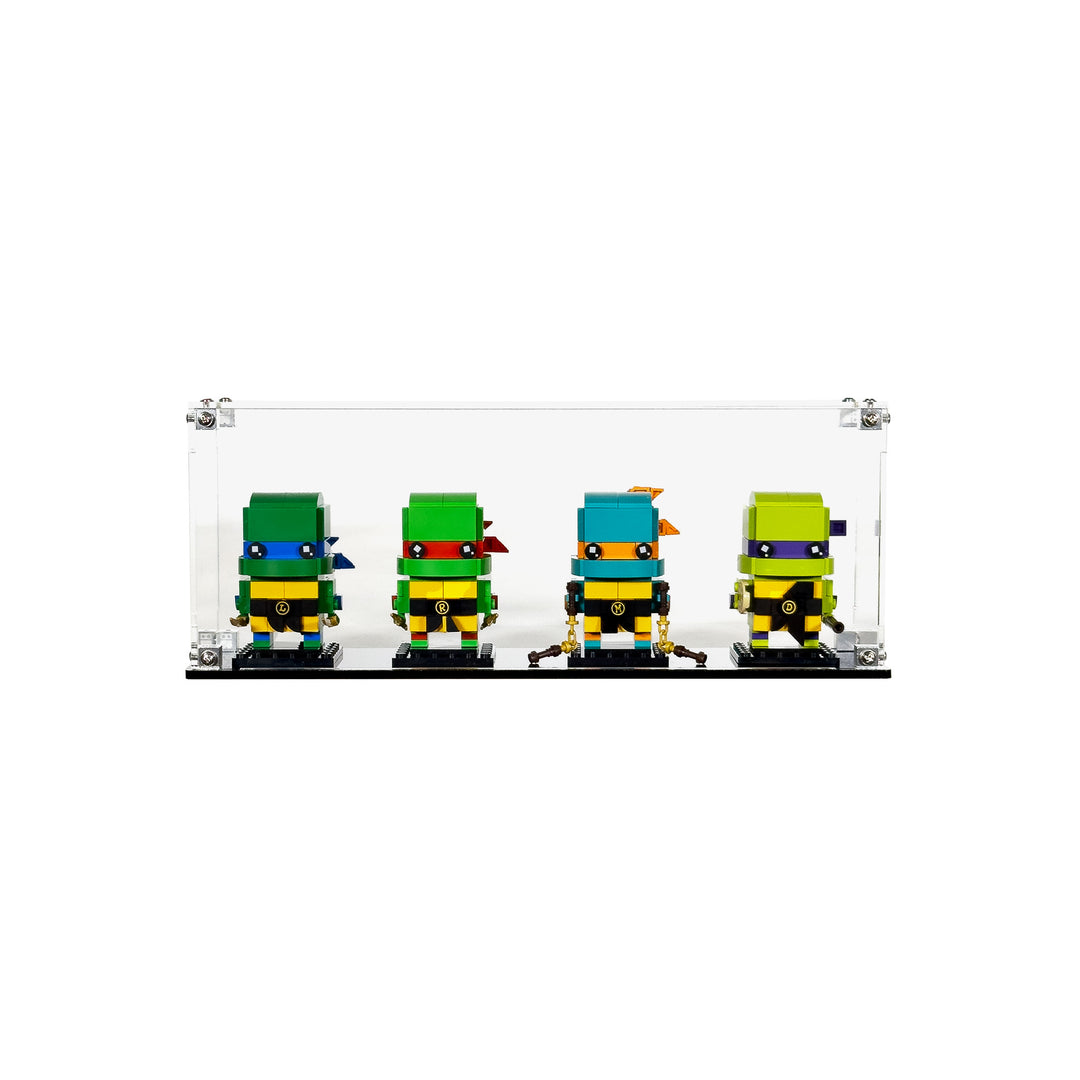 Display Case for LEGO BrickHeadz Teenage Mutant Ninja Turtles Figures (40878)