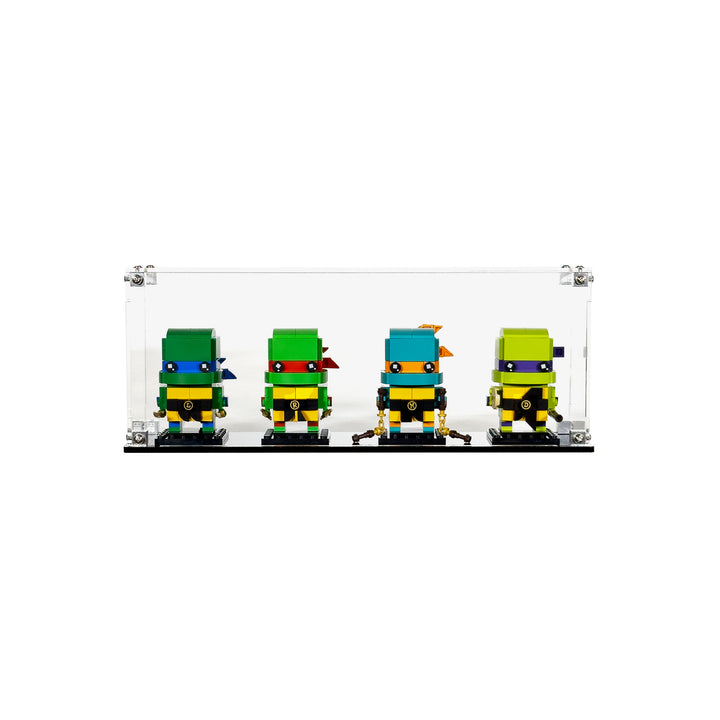 Display Case for LEGO BrickHeadz Teenage Mutant Ninja Turtles Figures (40878)