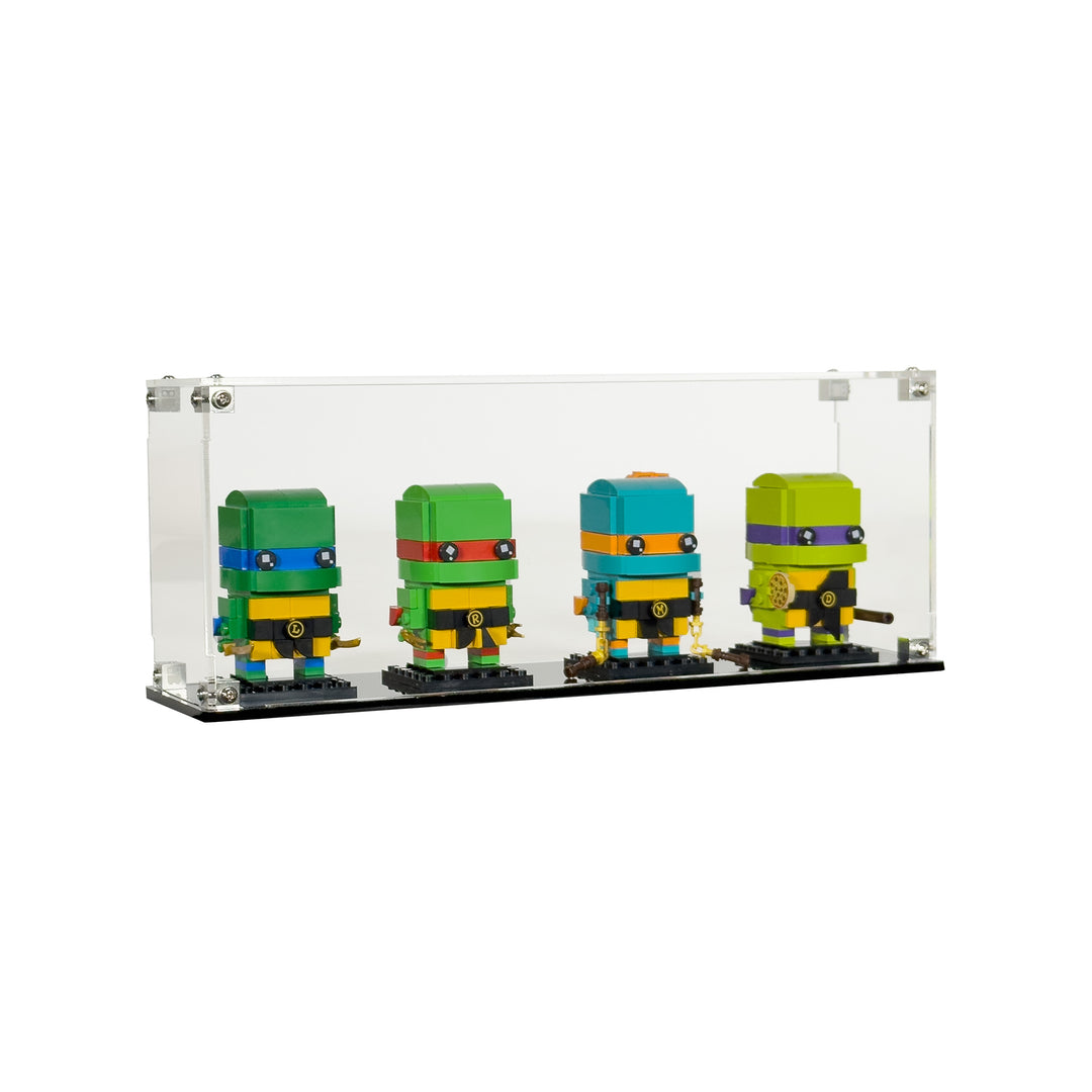 Display Case for LEGO BrickHeadz Teenage Mutant Ninja Turtles Figures (40878)