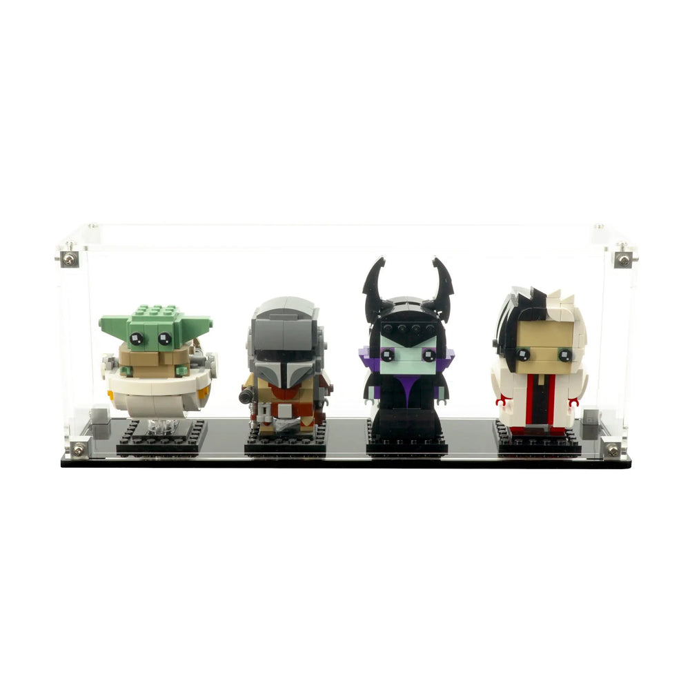 Brickcessories  Display Case for 4 BrickHeadz