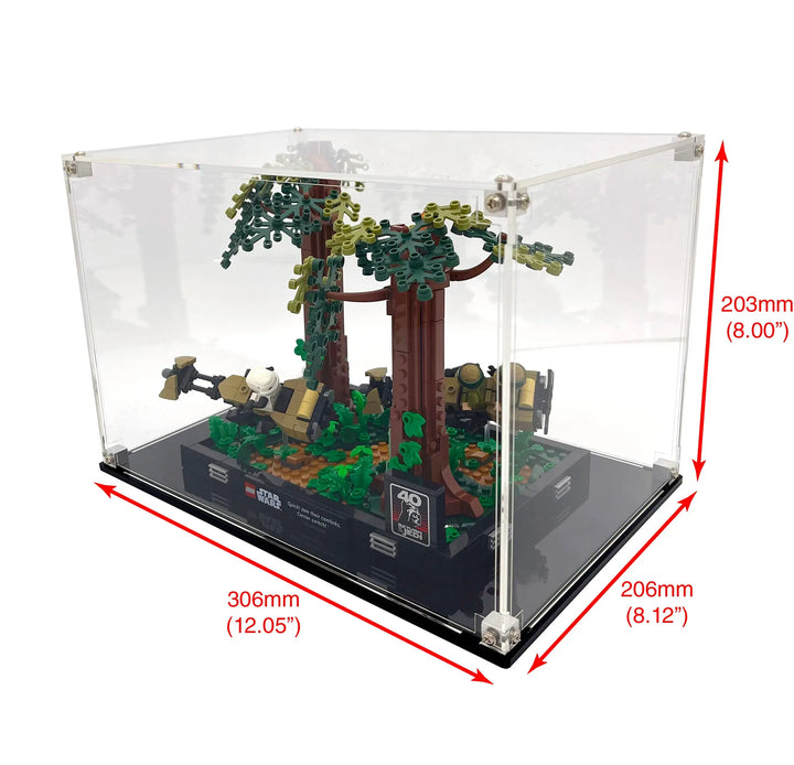 Brickcessories  Display Case for 75353 - Endor Speeder Chase Diorama