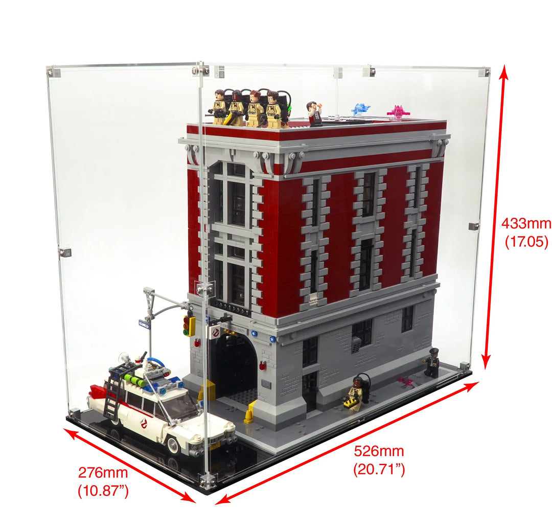 Brickcessories  Display Case for 75827 - Firehouse Headquarters (Closed)