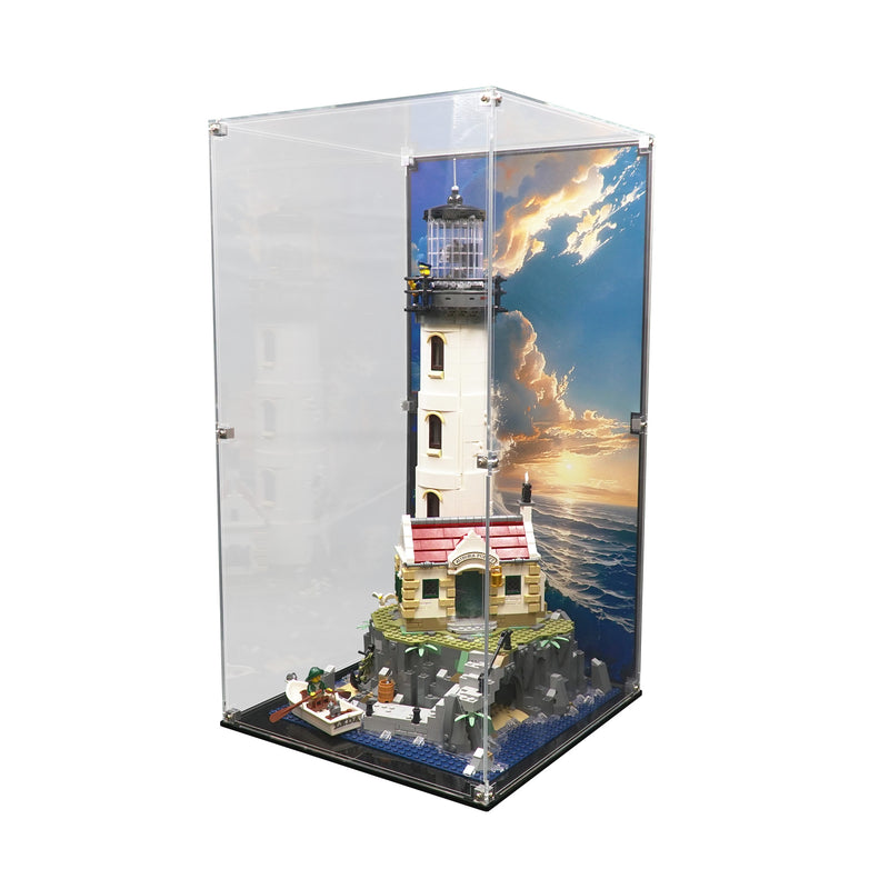 Display Case for 21335 - Motorized Lighthouse