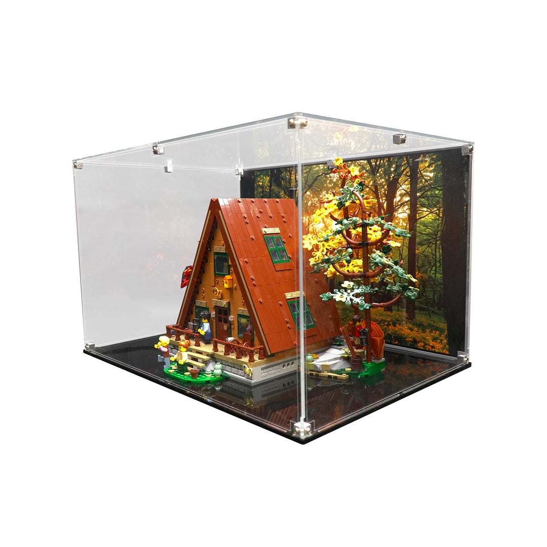 Display Case for 21338 - A-Frame Cabin