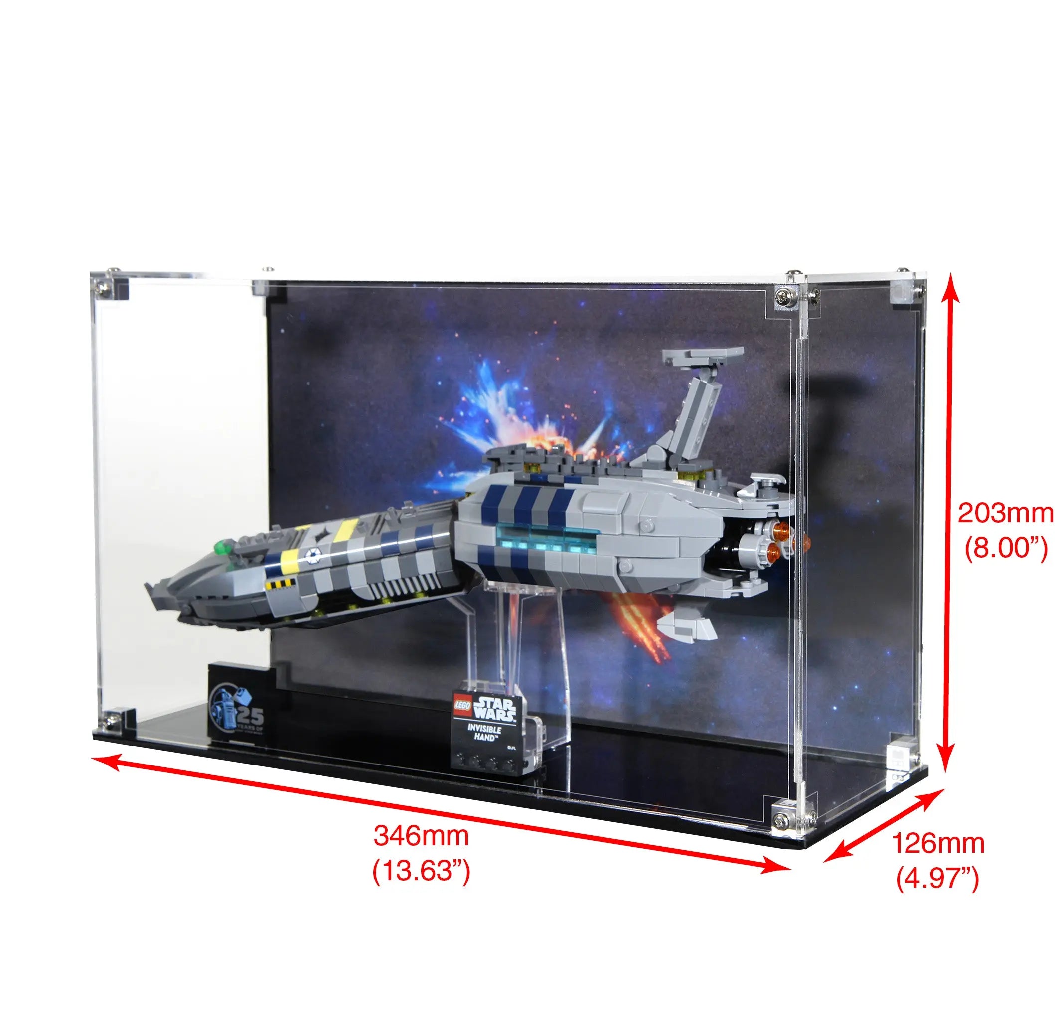 タケナナ　ディスプレイ Display Case for LEGO 75377 Invisible Hand | Brickcessories