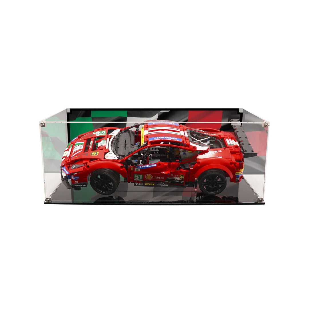 Brickcessories  Display Case for 42125 - Ferrari 488 GTE “AF Corse #51”