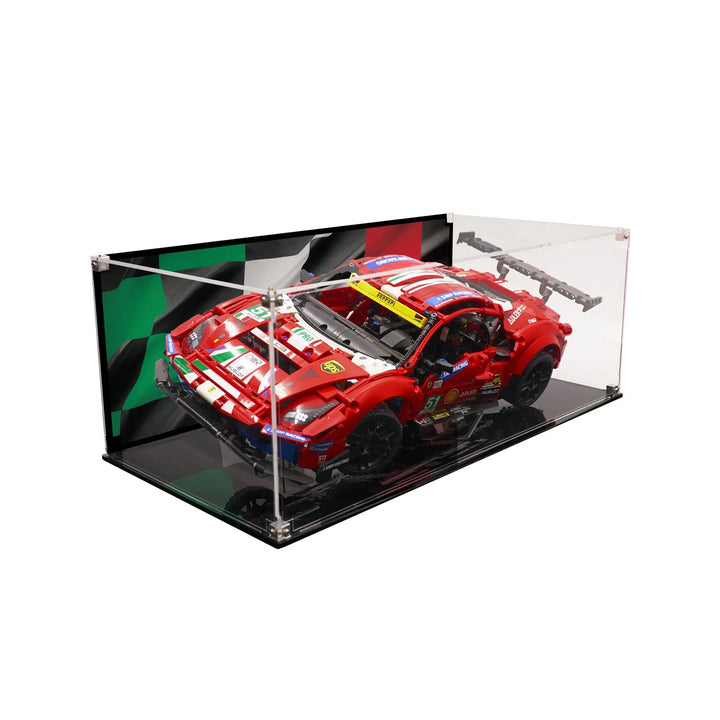 Brickcessories  Display Case for 42125 - Ferrari 488 GTE “AF Corse #51”