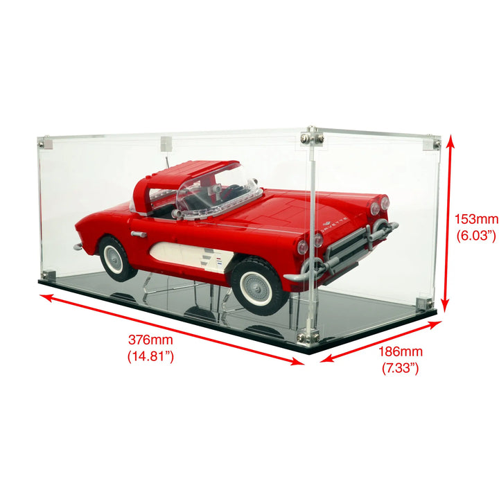 Brickcessories  Display Case for 10321 - Chevrolet Corvette 1961