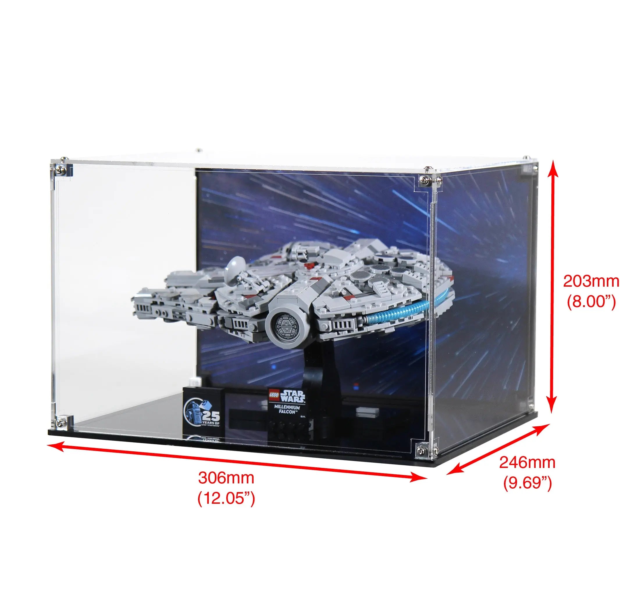 LEGO Millennium Falcon Display Case (75375: Star Wars