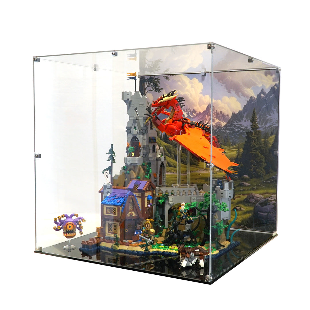 Brickcessories  Display Case for 21348 - Dungeons & Dragons: Red Dragon's Tale