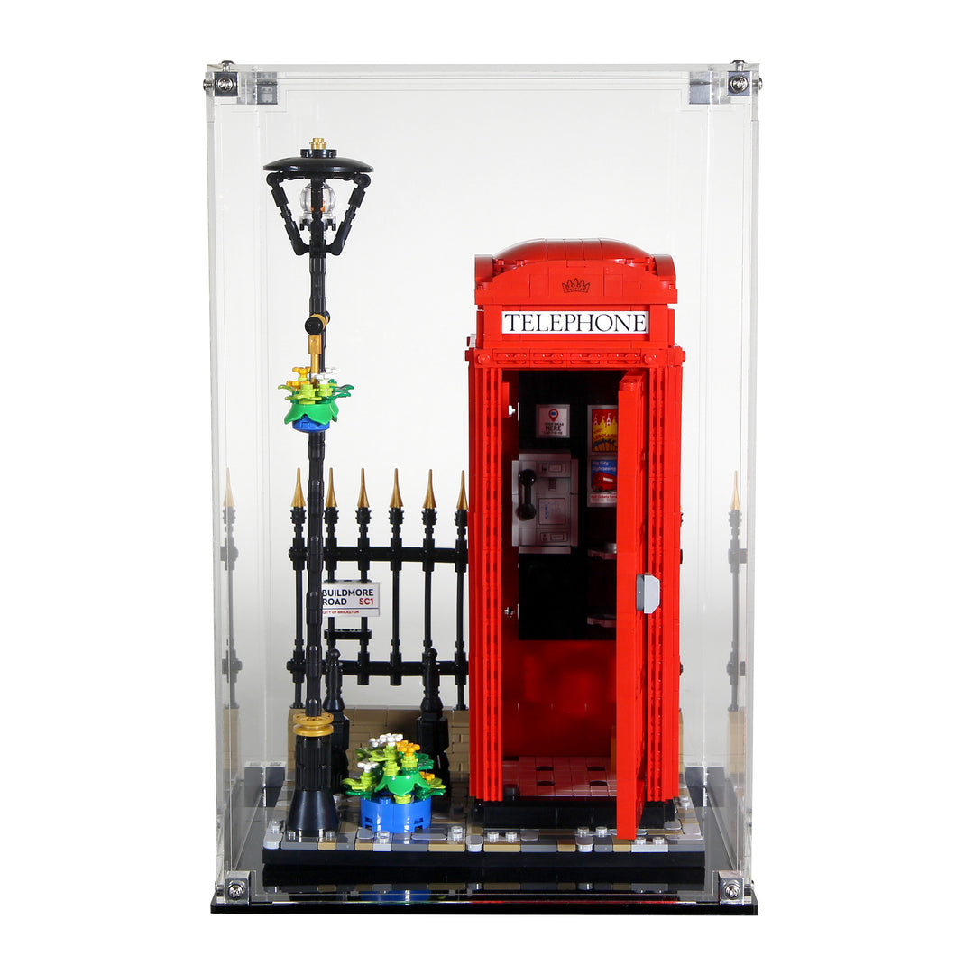 Display Case for 21347 - Red London Telephone Box