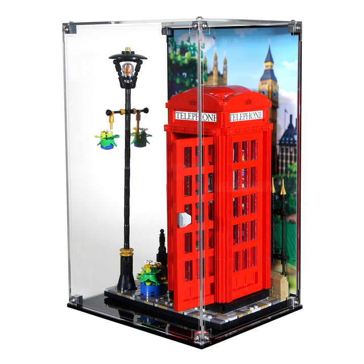 Display Case for 21347 - Red London Telephone Box