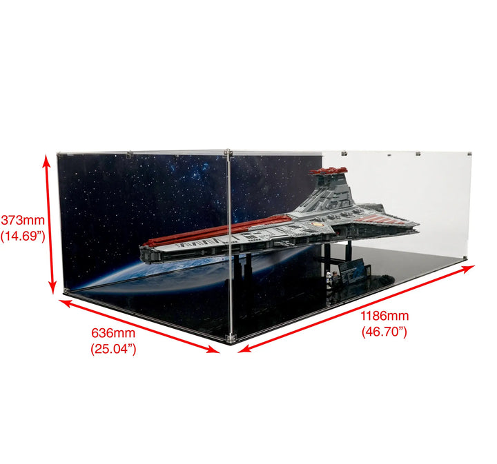 Brickcessories  Display Case for 75367 - Venator-Class Republic Attack Cruiser