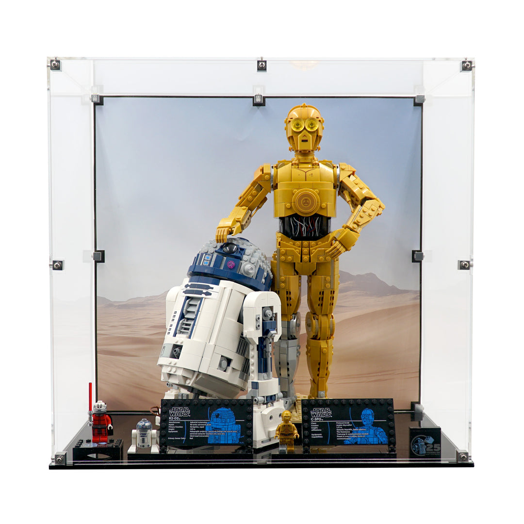 Display Case for 75398 and 75379 - C-3PO™ and R2-D2™