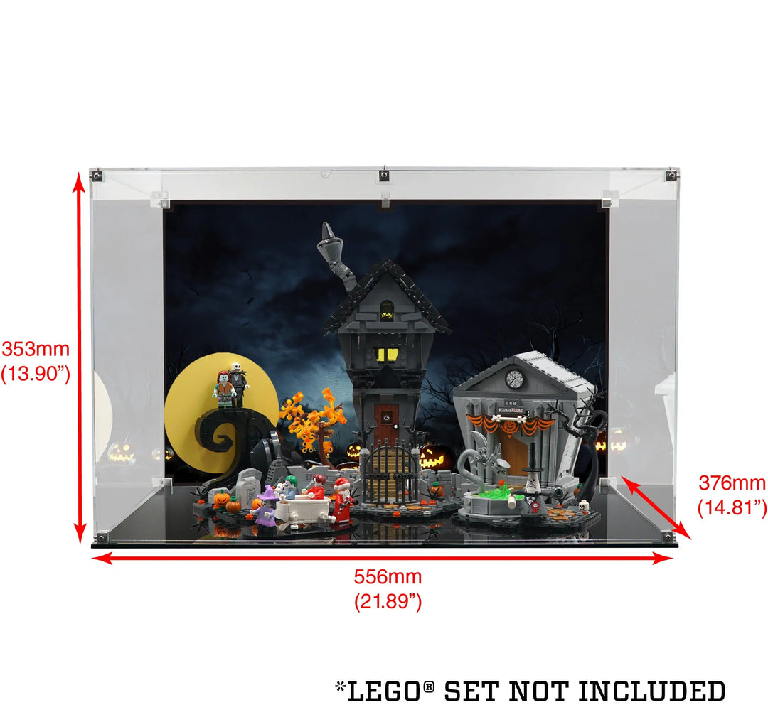 Brickcessories  Display Case for 21351 - Disney Tim Burton's The Nightmare Before Christmas