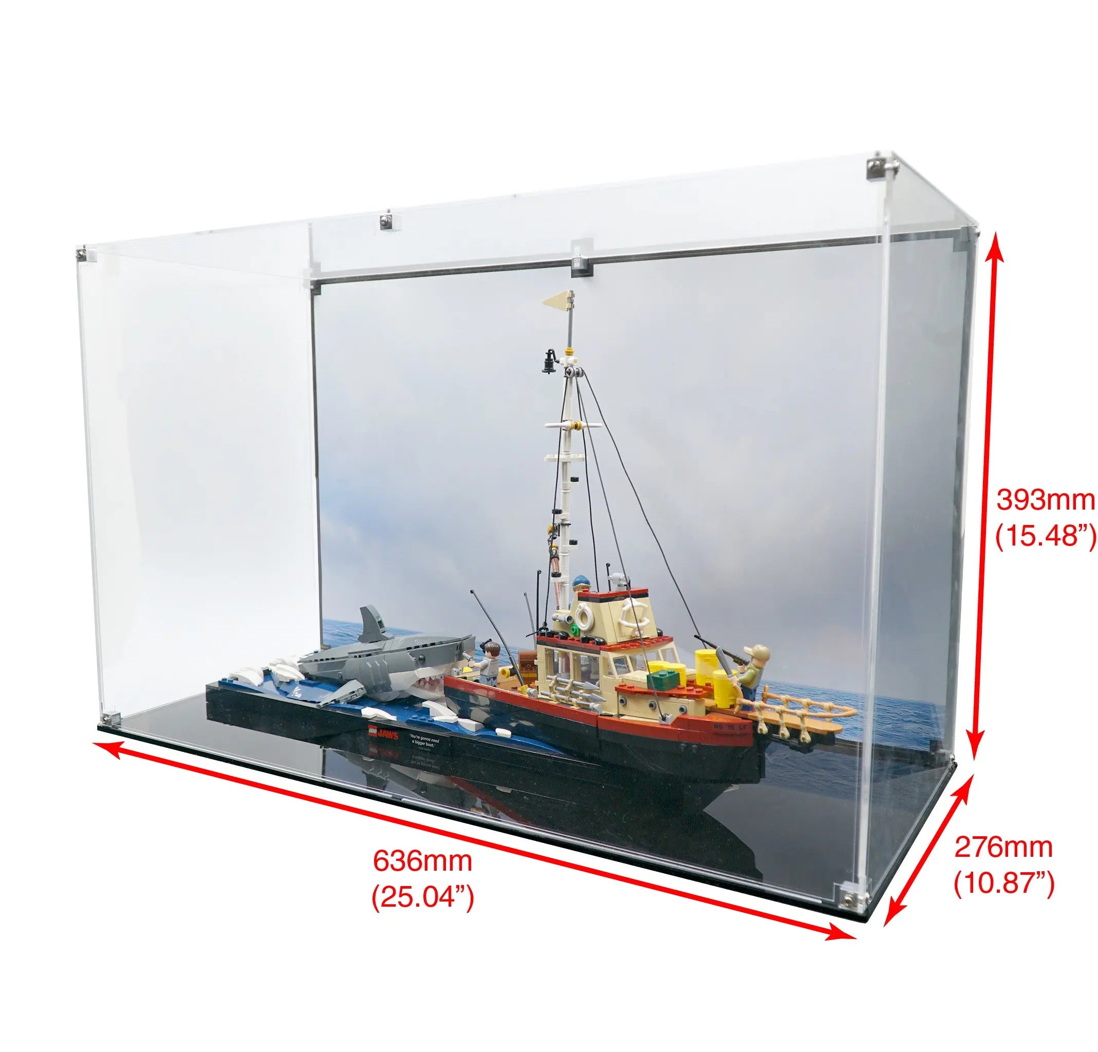 Display Case for LEGO 21350 Jaws | Brickcessories